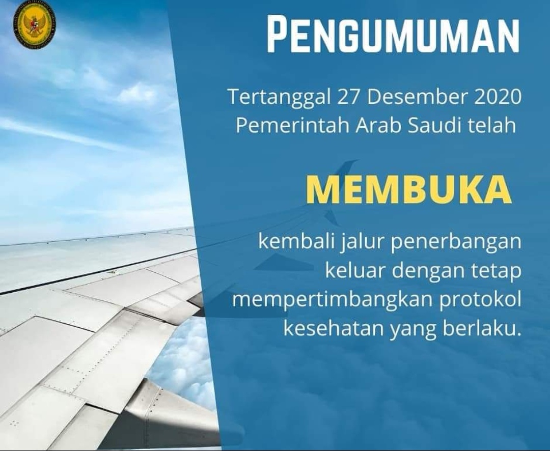 Pemerintah Arab Saudi Perpanjang Penutupan Masuk ke Arab Saudi - Surat