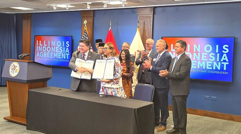 Indonesia–Illinois Perkuat Kerja Sama Ekonomi dan Inovasi Tandatangani Pernyataan Kemitraan Indonesia–Illinois Perkuat Kerja Sama Ekonomi dan Inovasi Tandatangani Pernyataan Kemitraan